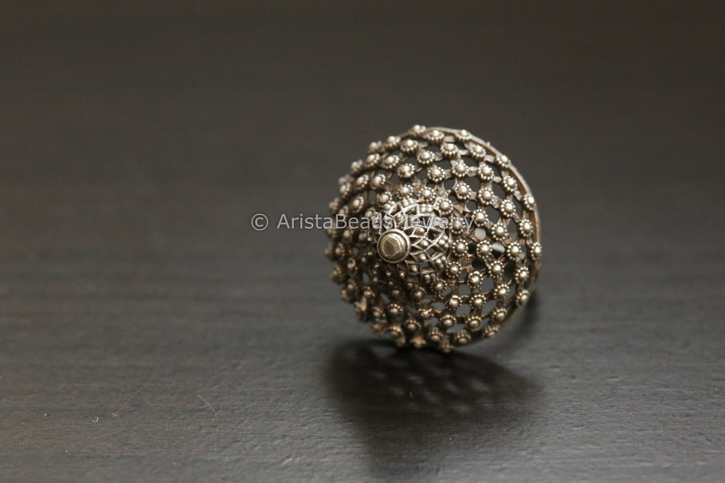 3D Oxidized Adjustable Ring