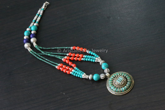 Dainty Tibetan Necklace - Design 4