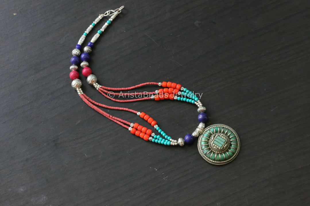 Dainty Tibetan Necklace - Design 5