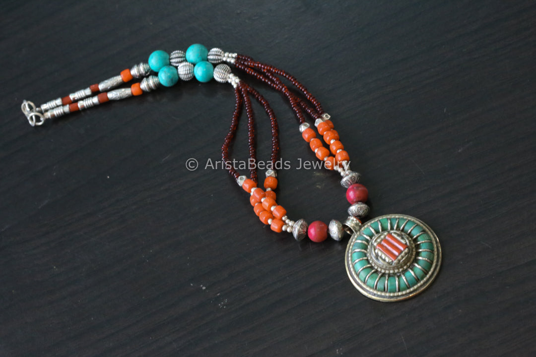 Dainty Tibetan Necklace - Design 3