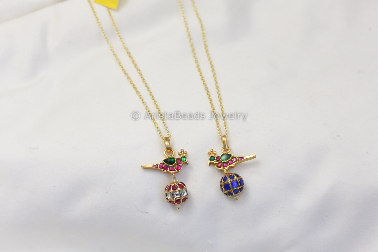 Dainty Kundan Jadau Chain Necklace