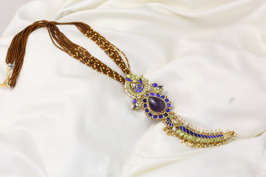 One Of A Kind Jadau Pendant Necklace