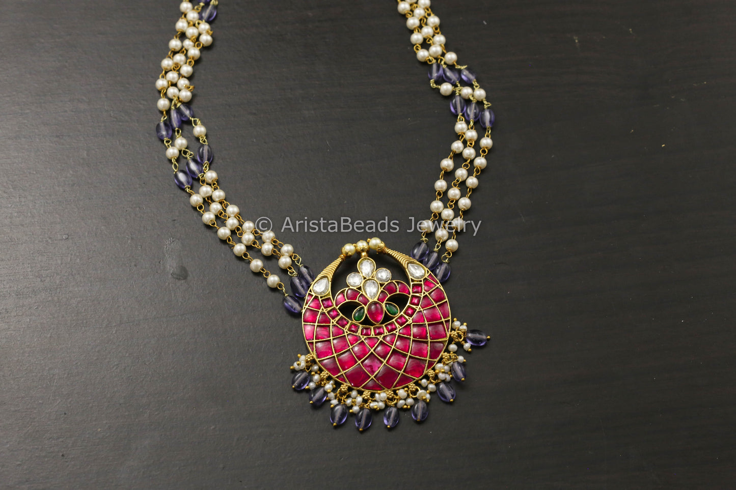 One Of A Kind Jadau Kundan Necklace