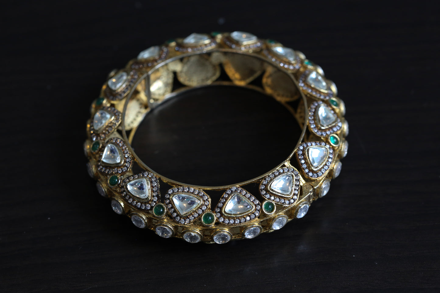 Victorian Kundan Pacheli Bracelet ( Colors Available)