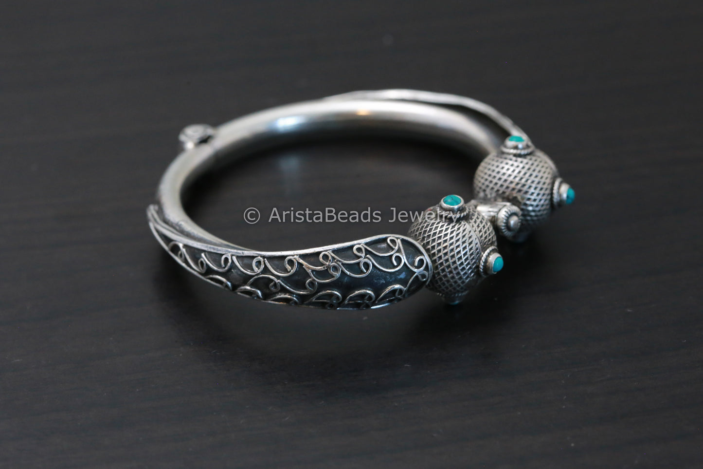 925 Sterling Silver Turquoise  Bangle