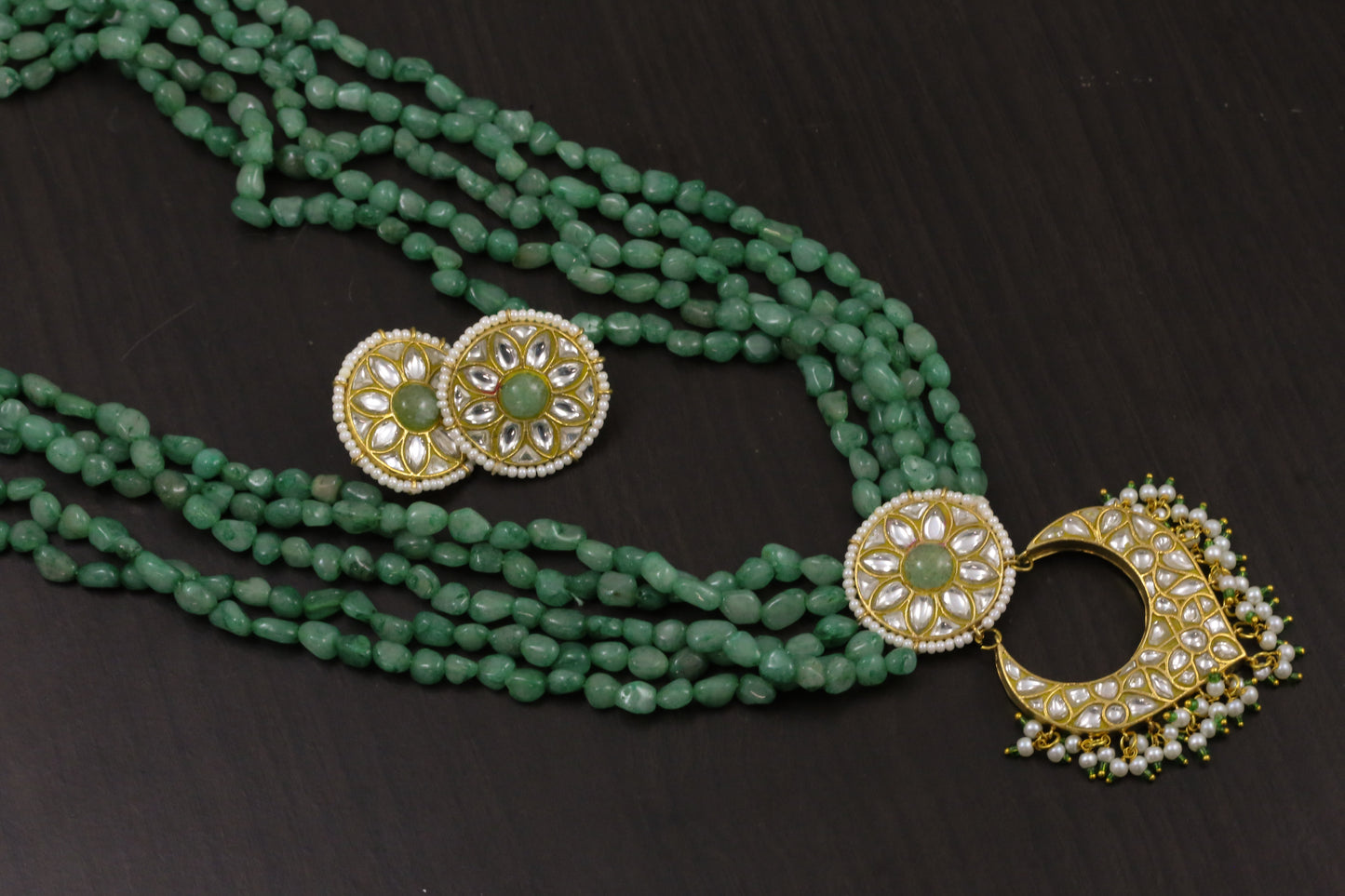 One Of A Kind Jadau Kundan Necklace Set