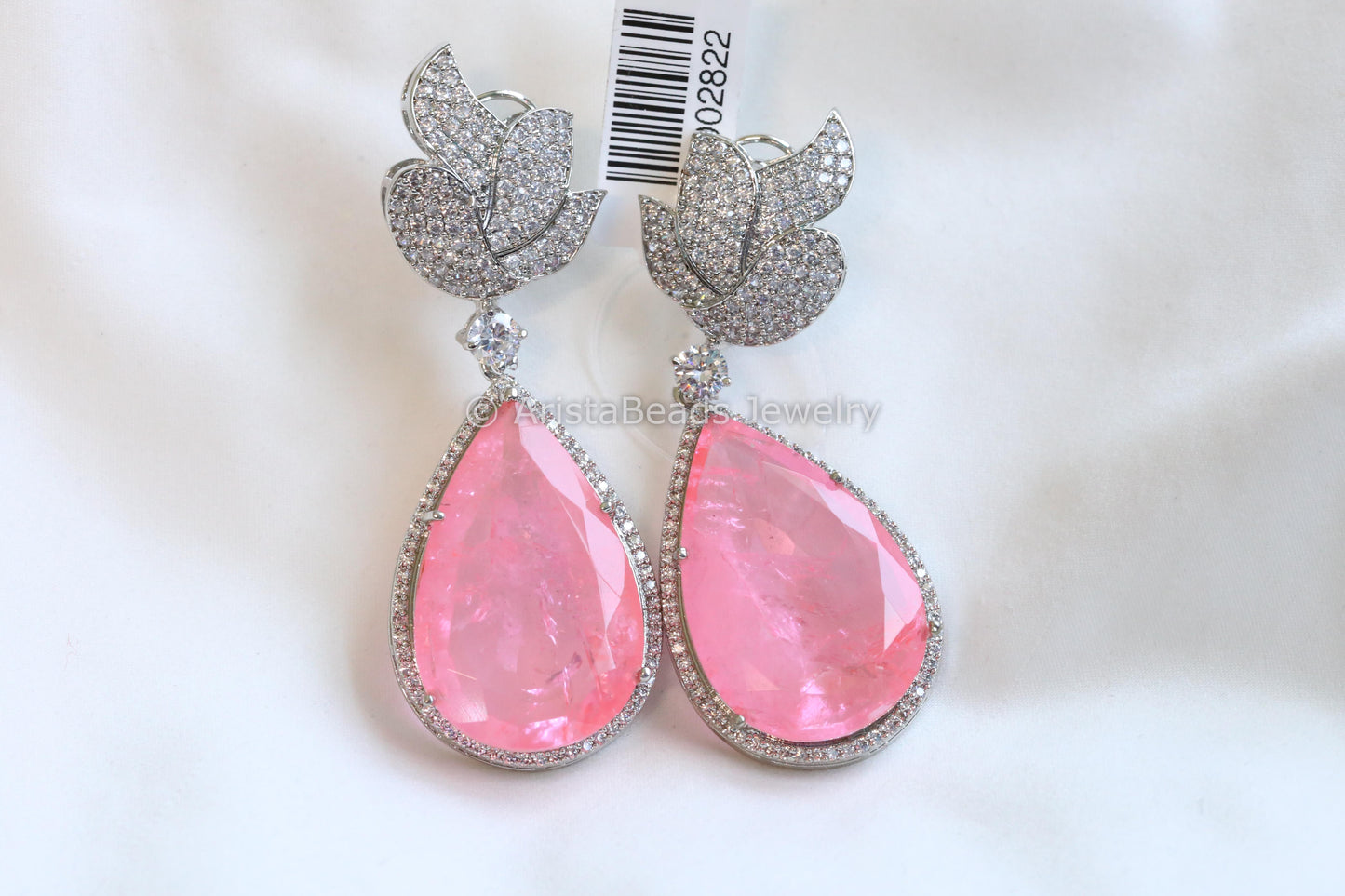 Extra Large Pink Doublet Earrings