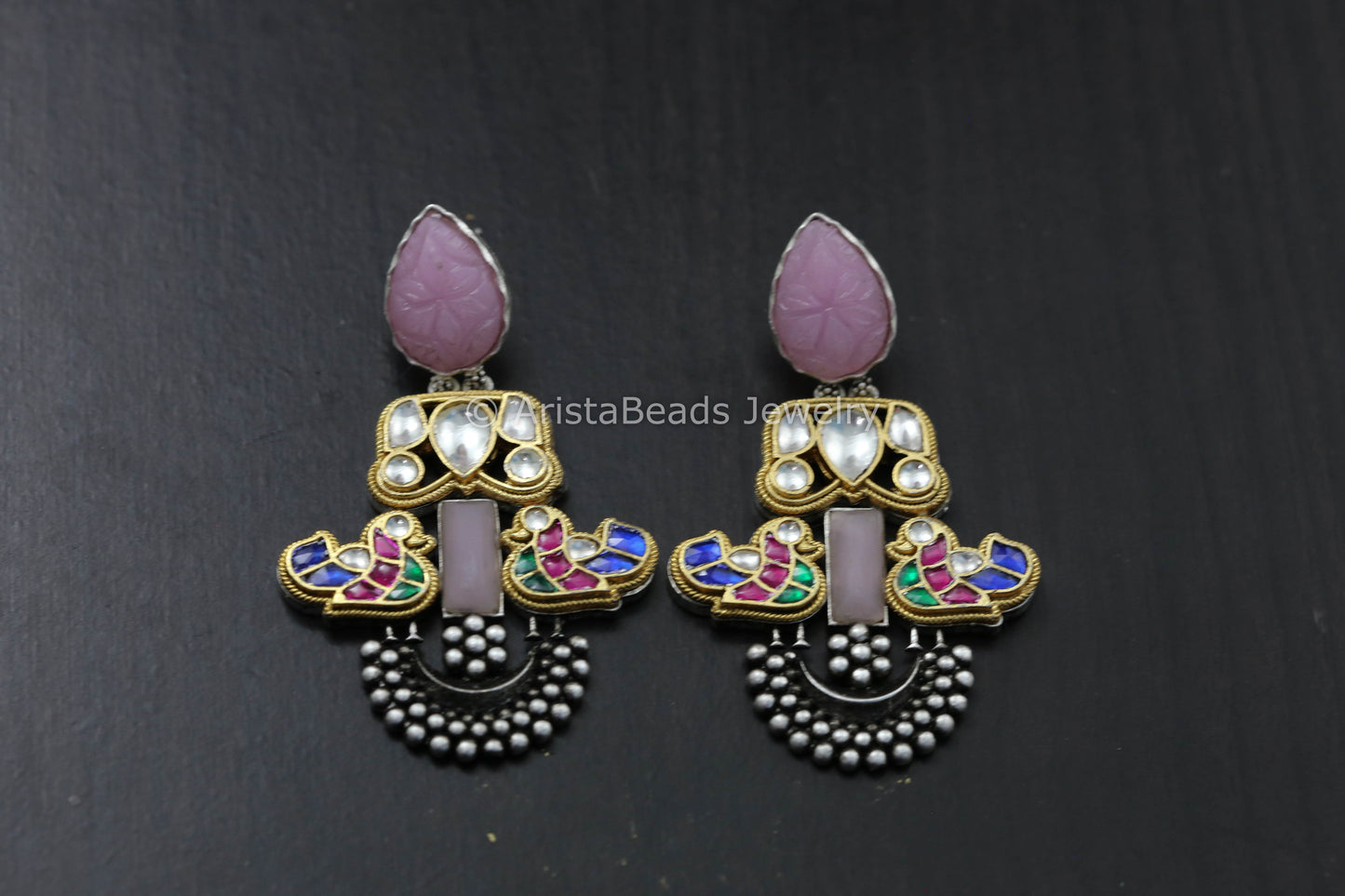 Apala Inspired Kundan Earrings (Colors available)