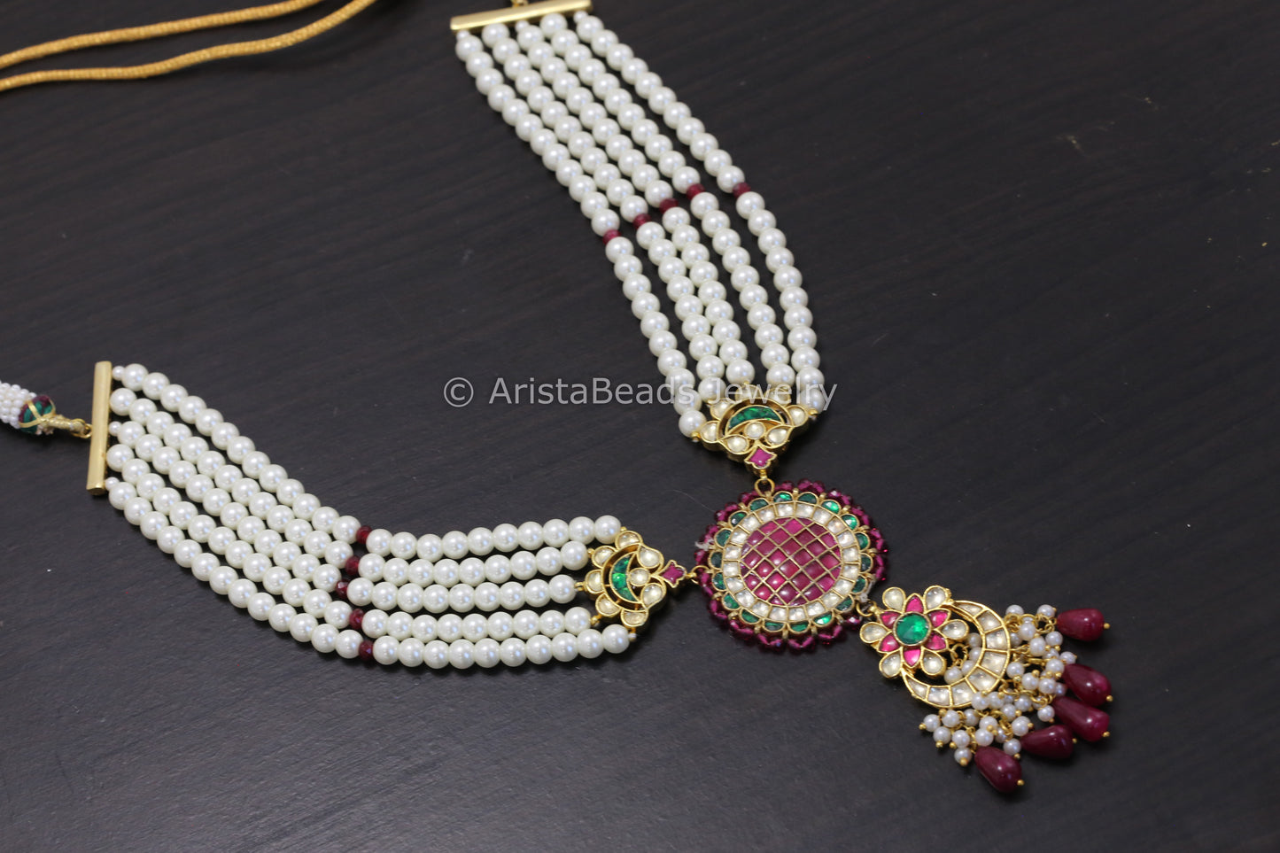 One Of A Kind Jadau  Kundan Necklace